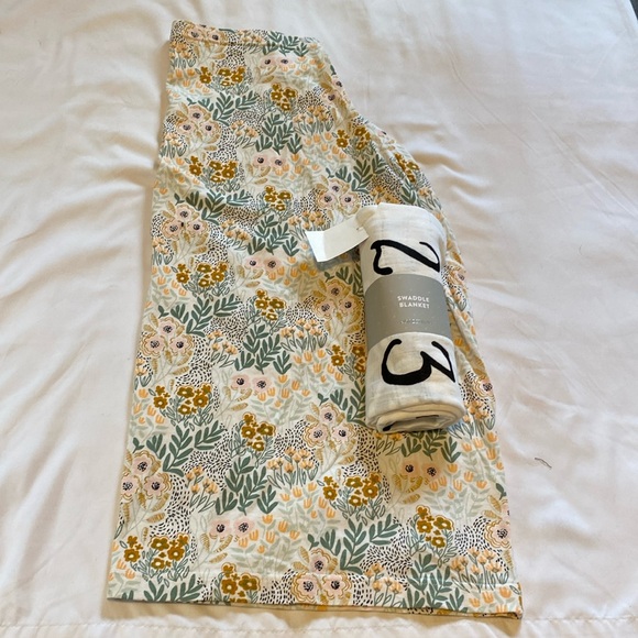 Nordstrom Baby Accessories - NWT Nordstrom Nursing and Car Seat Cover and Number Swaddle Blanket